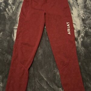Ariat Women's Red Patterned Leggings
